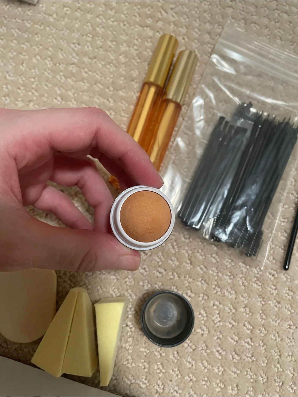 🖤5/$25 makeup Supplies - Black Brush and Makeup Accessories Set spoolies
